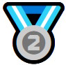 Медаль за 2 место