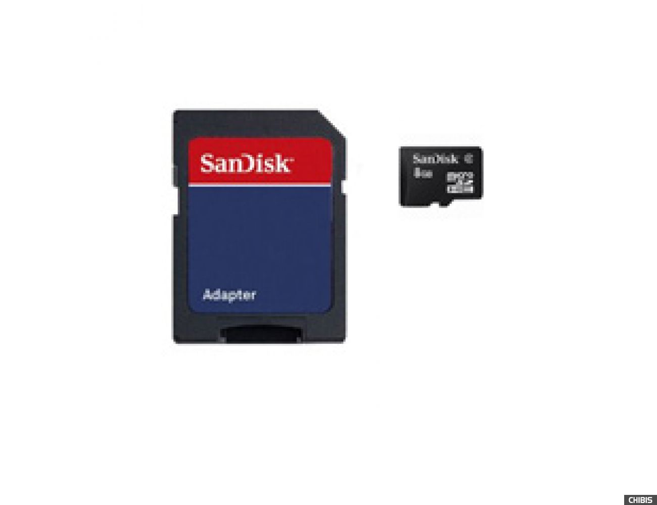 Карта памяти SanDisk MicroSDHC 8Gb SD адаптер