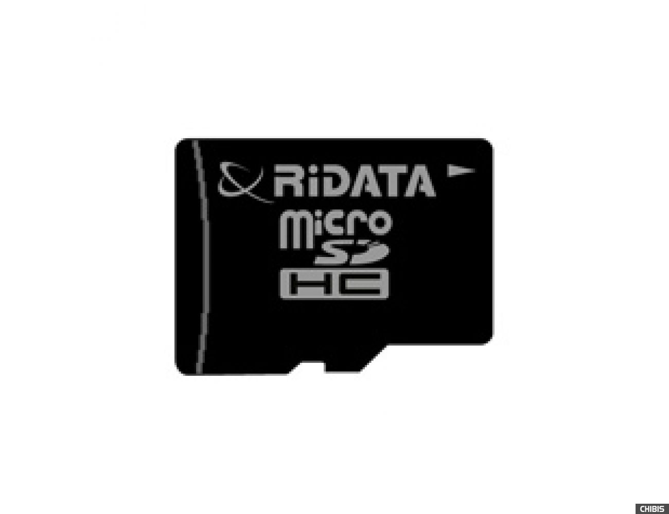 Карта памяти RIDATA MicroSDHC 4Gb (CLASS 4) SD adapter