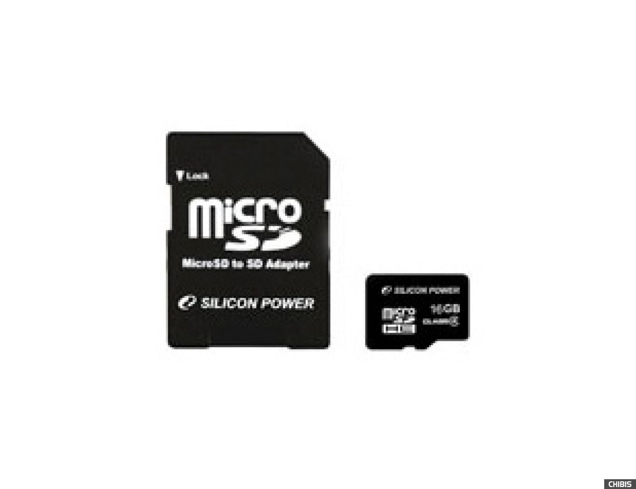 Карта памяти SILICON POWER MicroSDHC 16 GB card Class 4 + SD adapter
