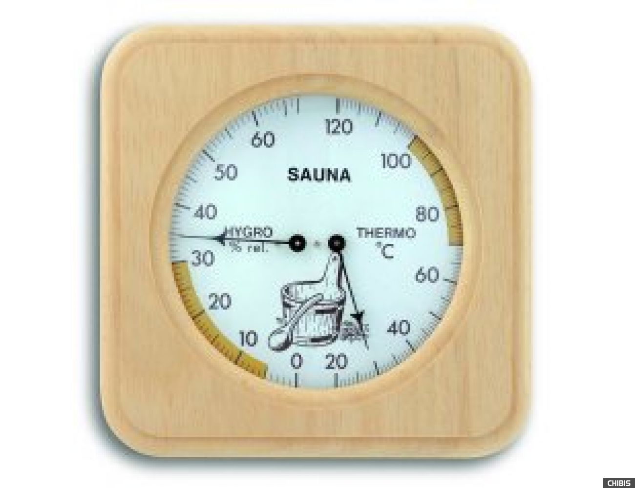 Термогигрометр TFA (401007) для сауны, дерево