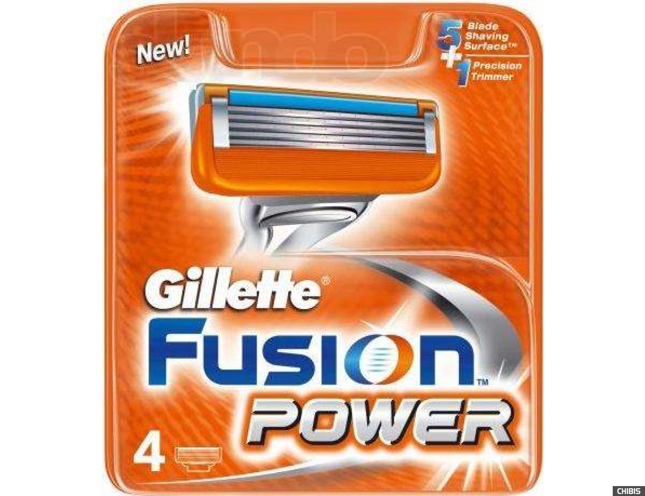 Gillette Fusion Power лезвия для бритвы 4 шт 7702018877591