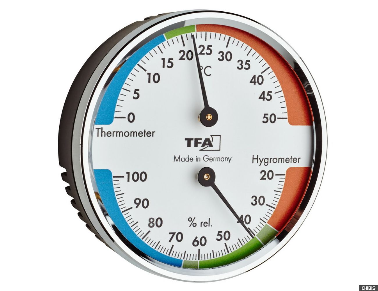 Термогигрометр TFA 45204042, цветная шкала