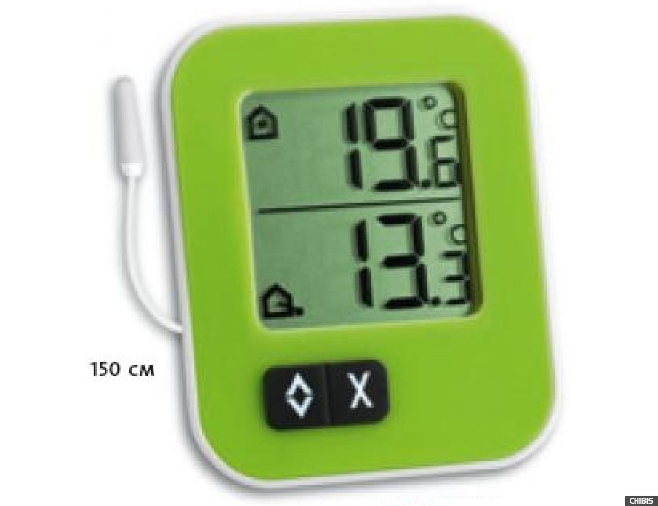 Термометр TFA "Moxx" (30104304) зелёный
