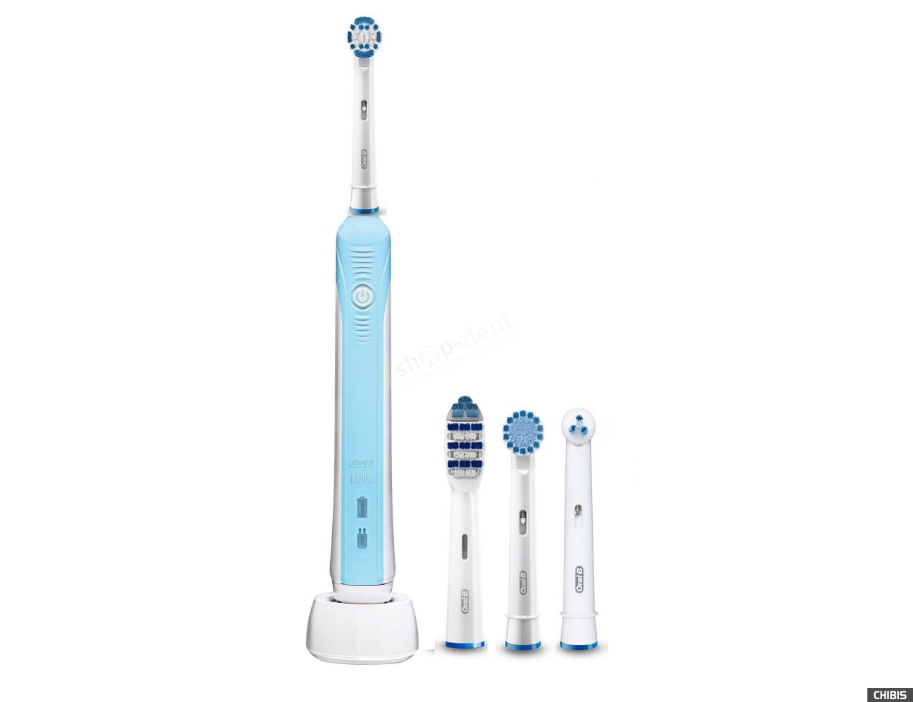 Электрическая зубная щетка Oral B Braun Professional Care 500 D16.543.u Trizone 4 насадки