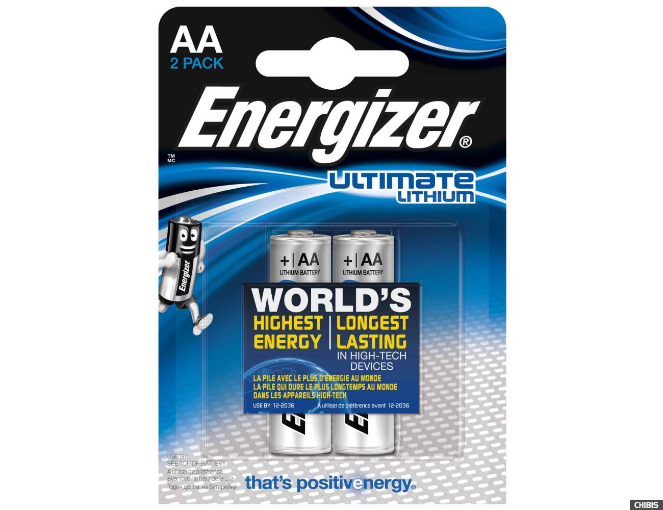 Батарейки Energizer AA Ultimate Lithium 2 шт.