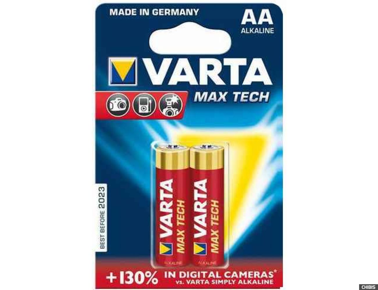 Батарейка АА Varta Max Tech блистер 2/2 шт.