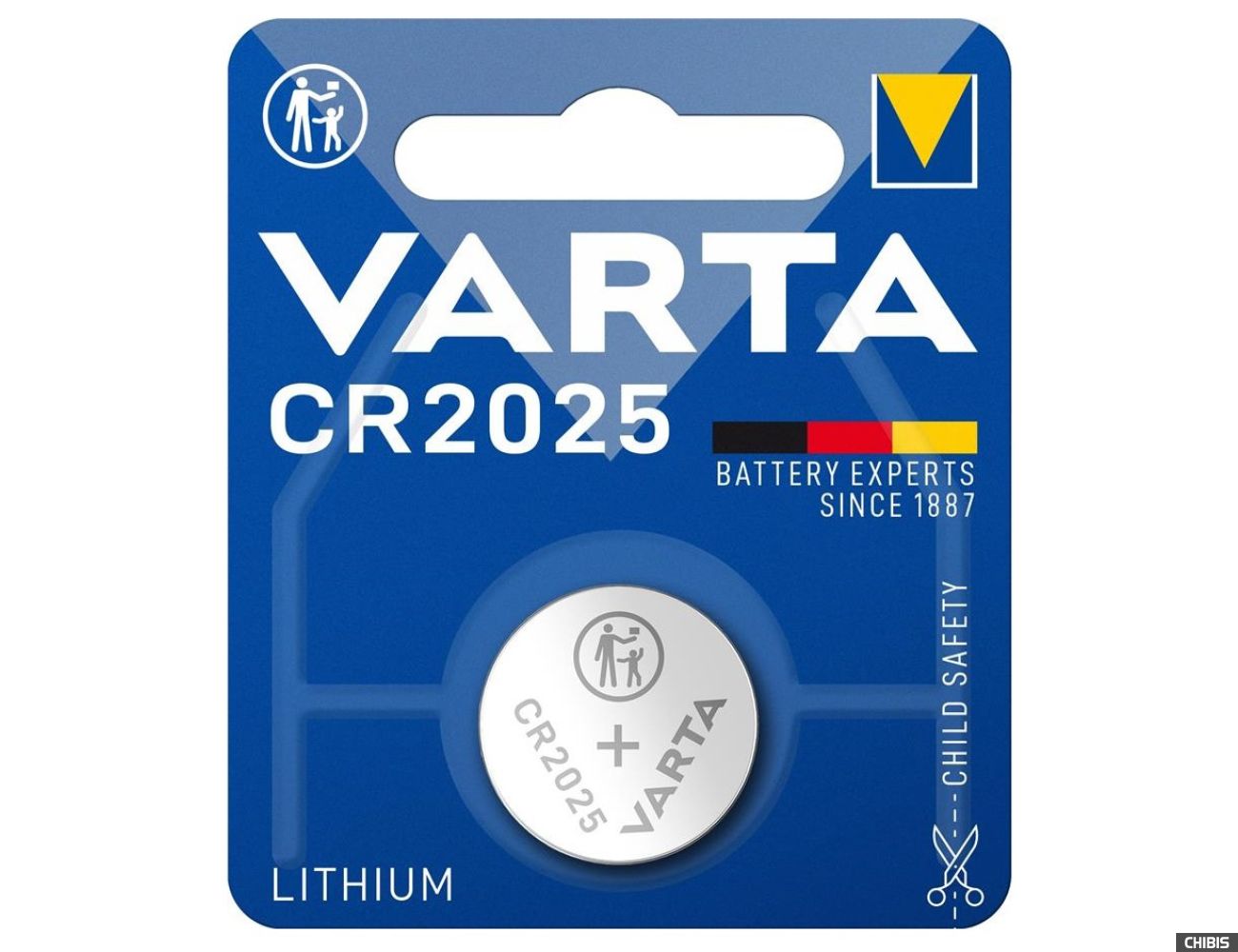 Батарейка CR2025 Varta 3V Литиевая 1 шт.