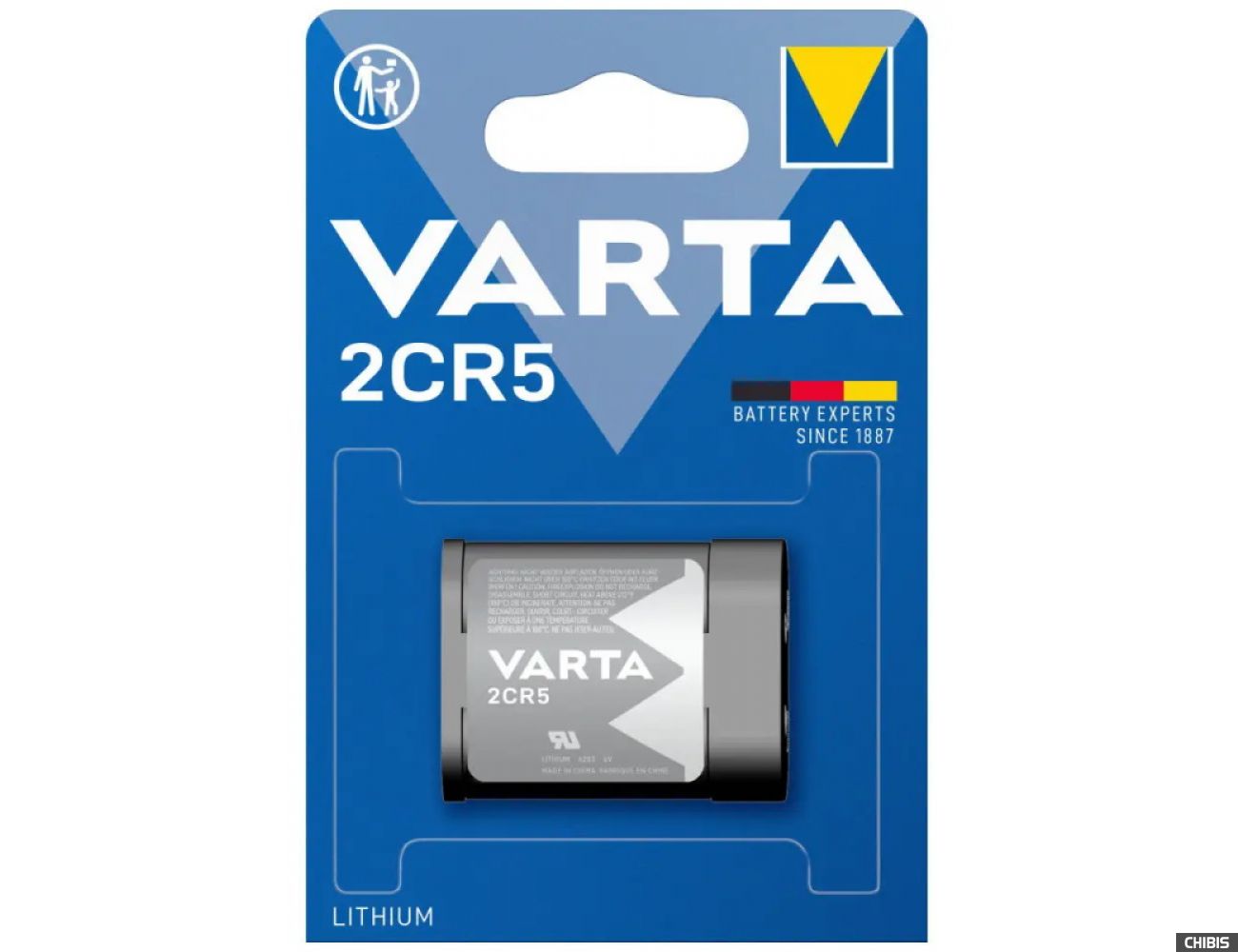 Батарейка 2CR5 Varta 6V Литиевая 1 шт.