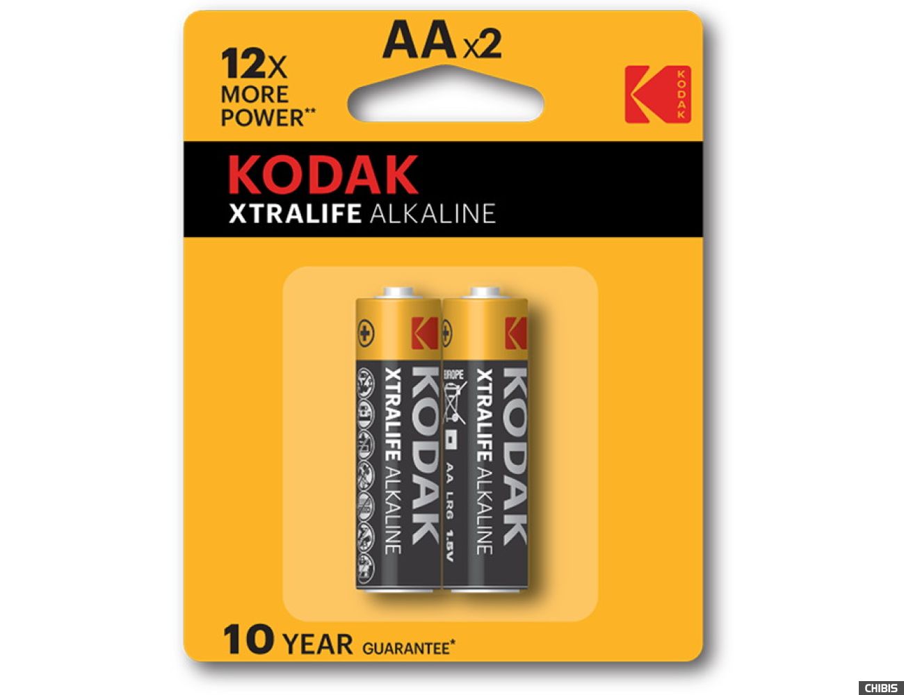 Батарейка AA Kodak XTRALIFE LR06 блистер 2 шт.