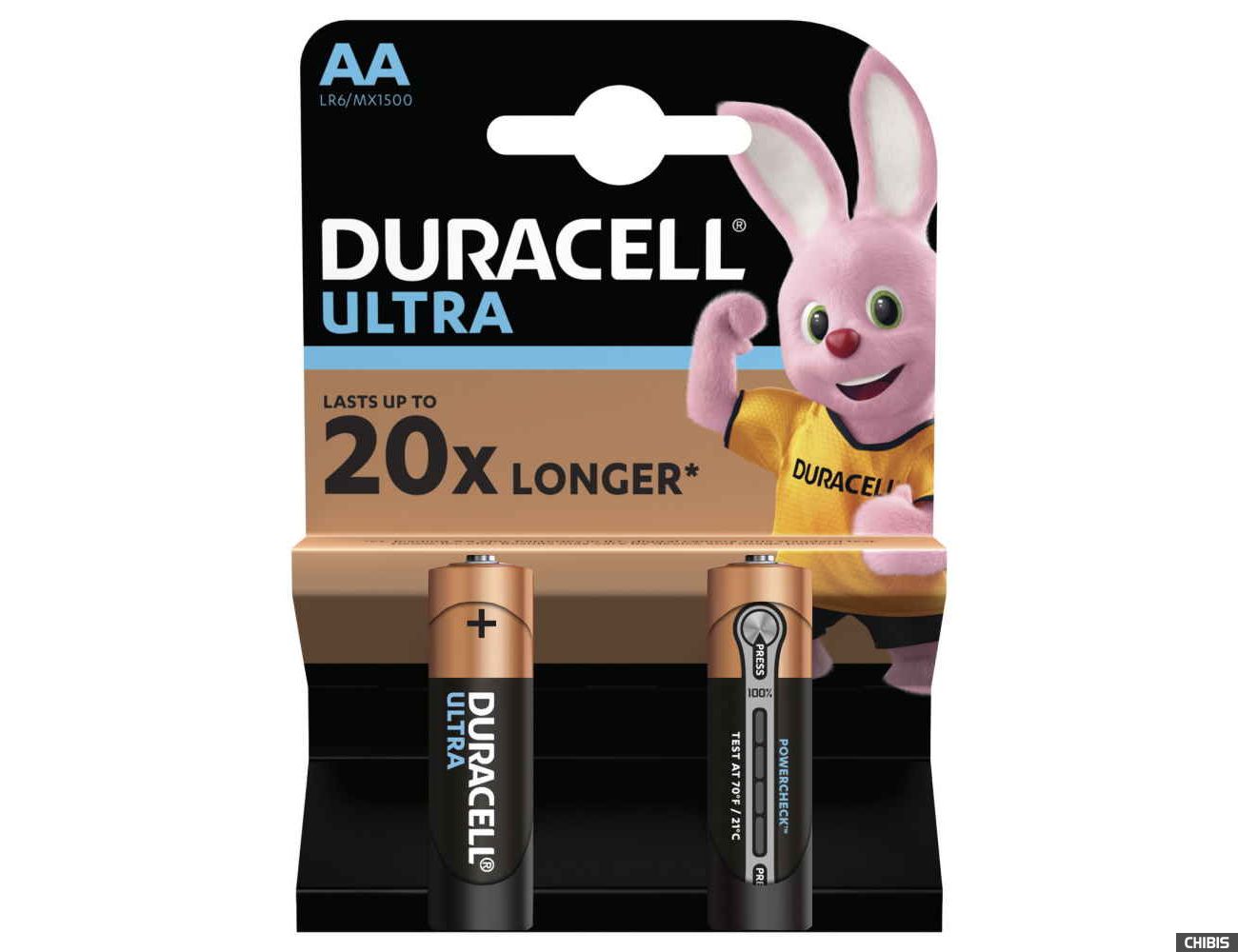 Батарейки Duracell AA Ultra MX1500 1.5v 2 шт