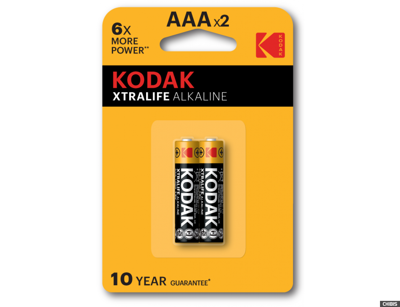 Батарейка AAA Kodak XTRALIFE LR03 2 шт. блистер