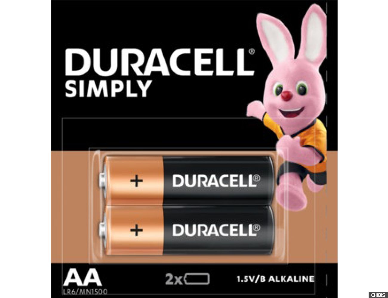 Батарейка MN1500 Duracell Basic 1.5V, Alkaline 2 шт