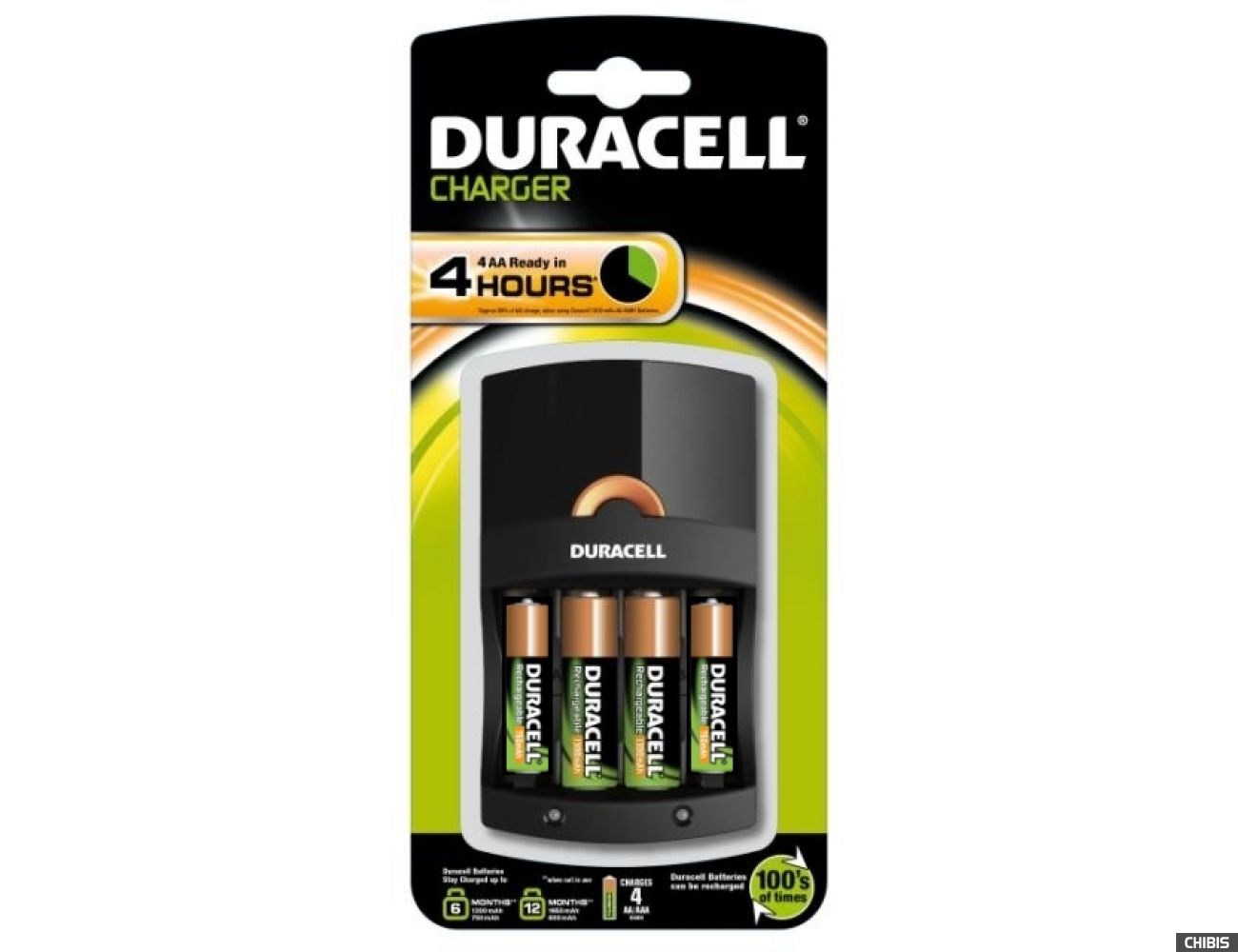 Зарядное устройство Duracell CEF14 + 2/2 - 1700AA mAh, 750AAA mAh 5000394007833