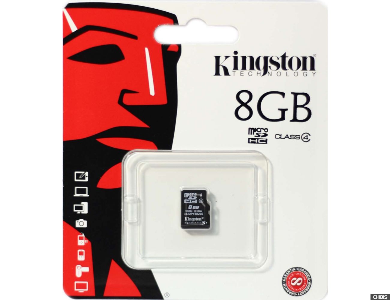 Карта памяти Kingston MicroSDHC 8 GB Class 4 no adapter