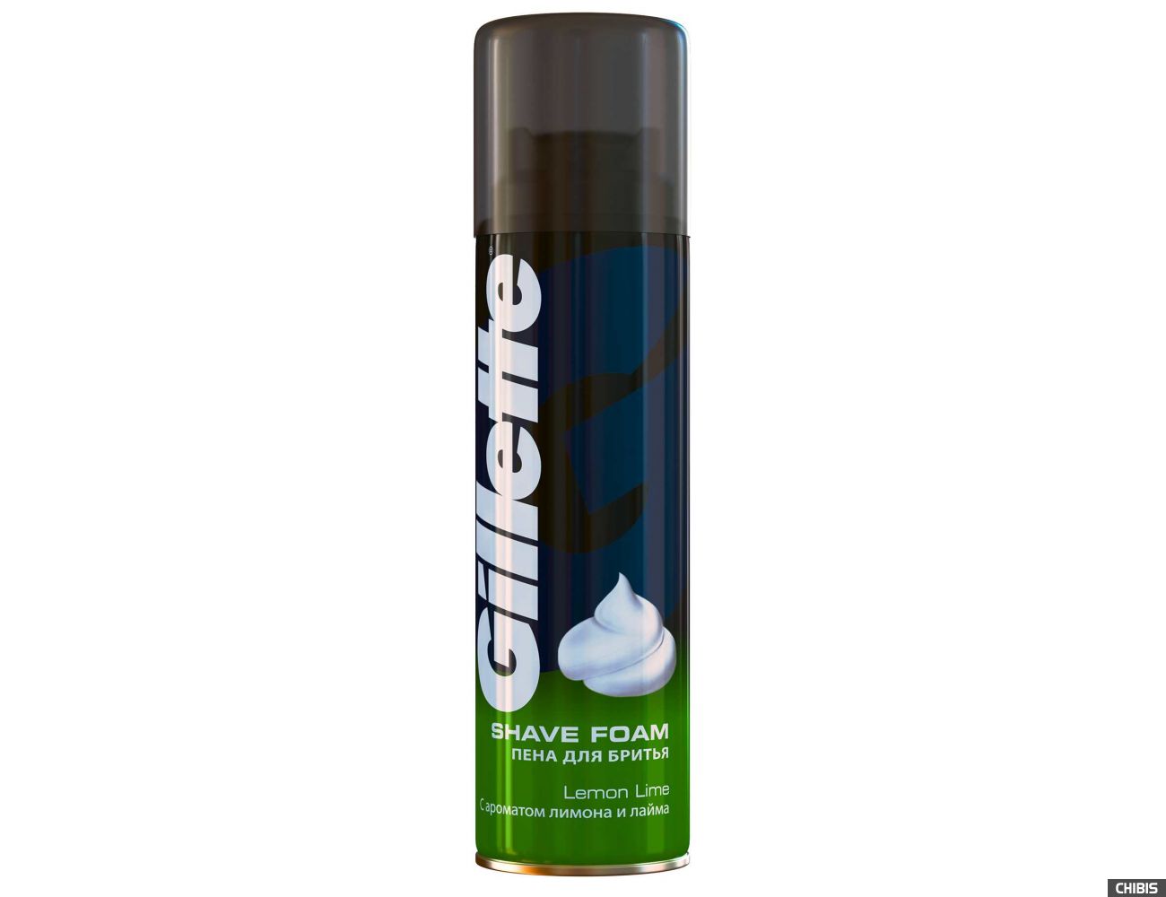 Пена для бритья Gillette с ароматом лимона и лайма