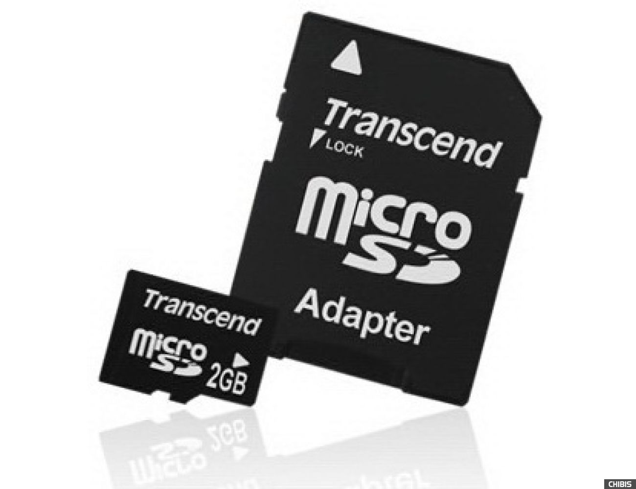 Карта памяти Transcend MicroSD 2Gb +SD адаптер