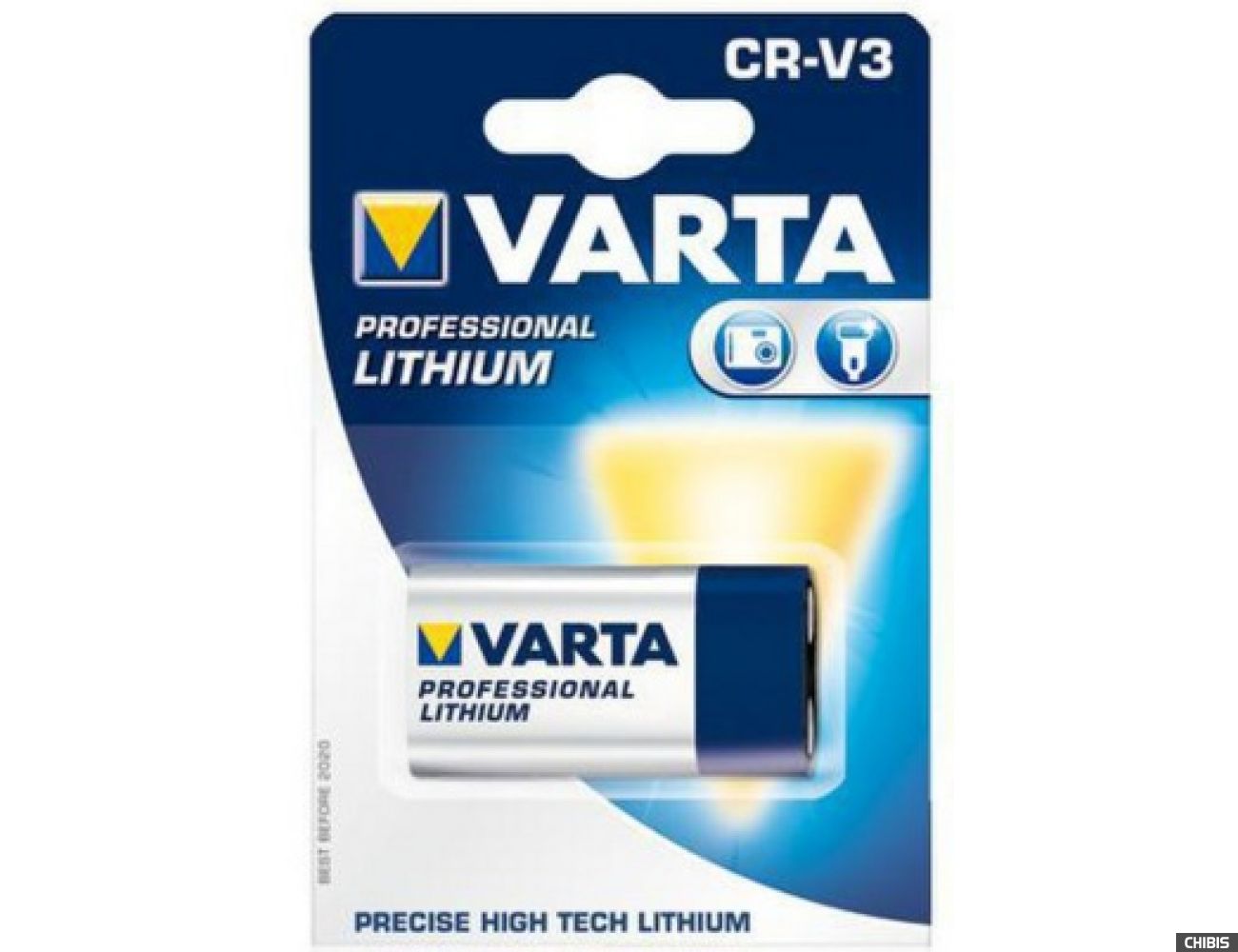 Батарейка Varta CR-V3 Professional (CR17355, 3300mAh, 3V, Литиевая) 06207301401