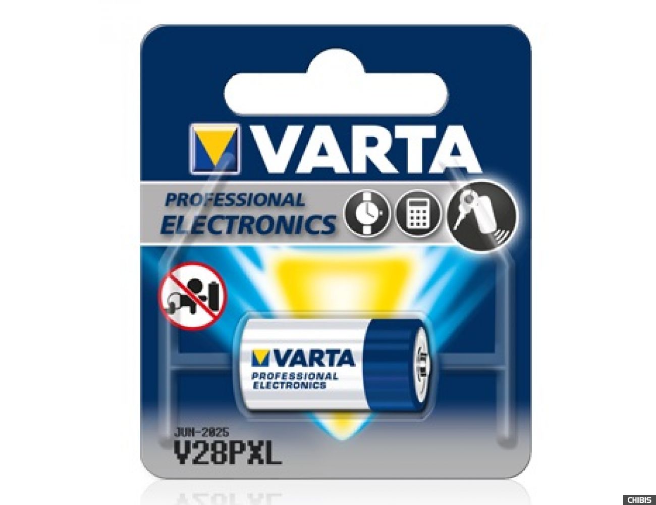 Батарейка Varta V28PXL Professional Electronics (2CR11108, 170mAh, 6V, Литиевая) 06231101401