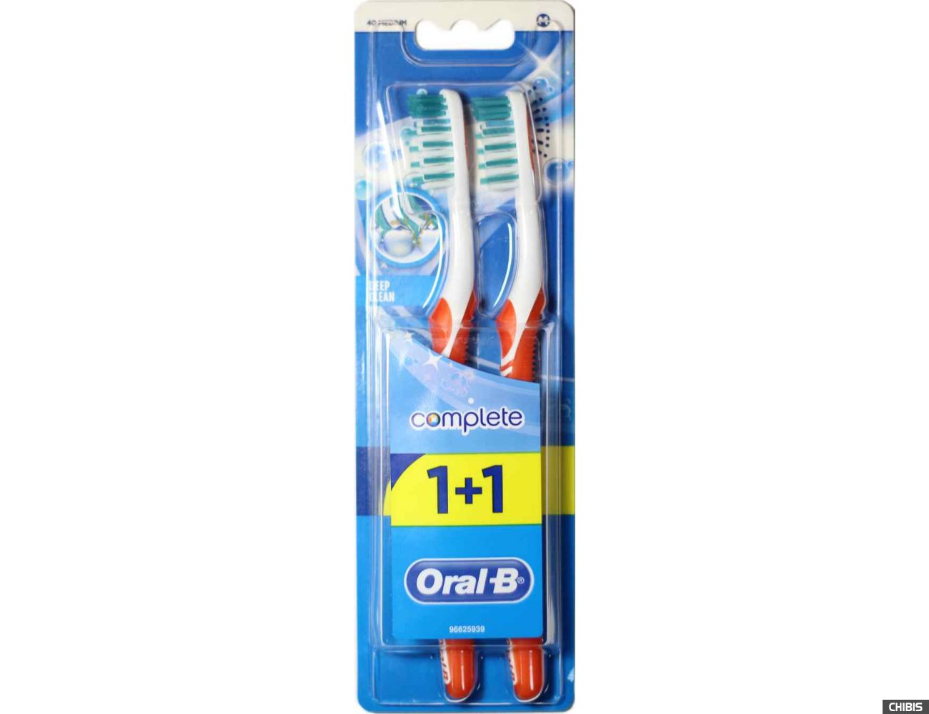 Зубная щетка Oral B Complete Clean 40 средняя 1 шт + 1 шт бесплатно 3014260022617