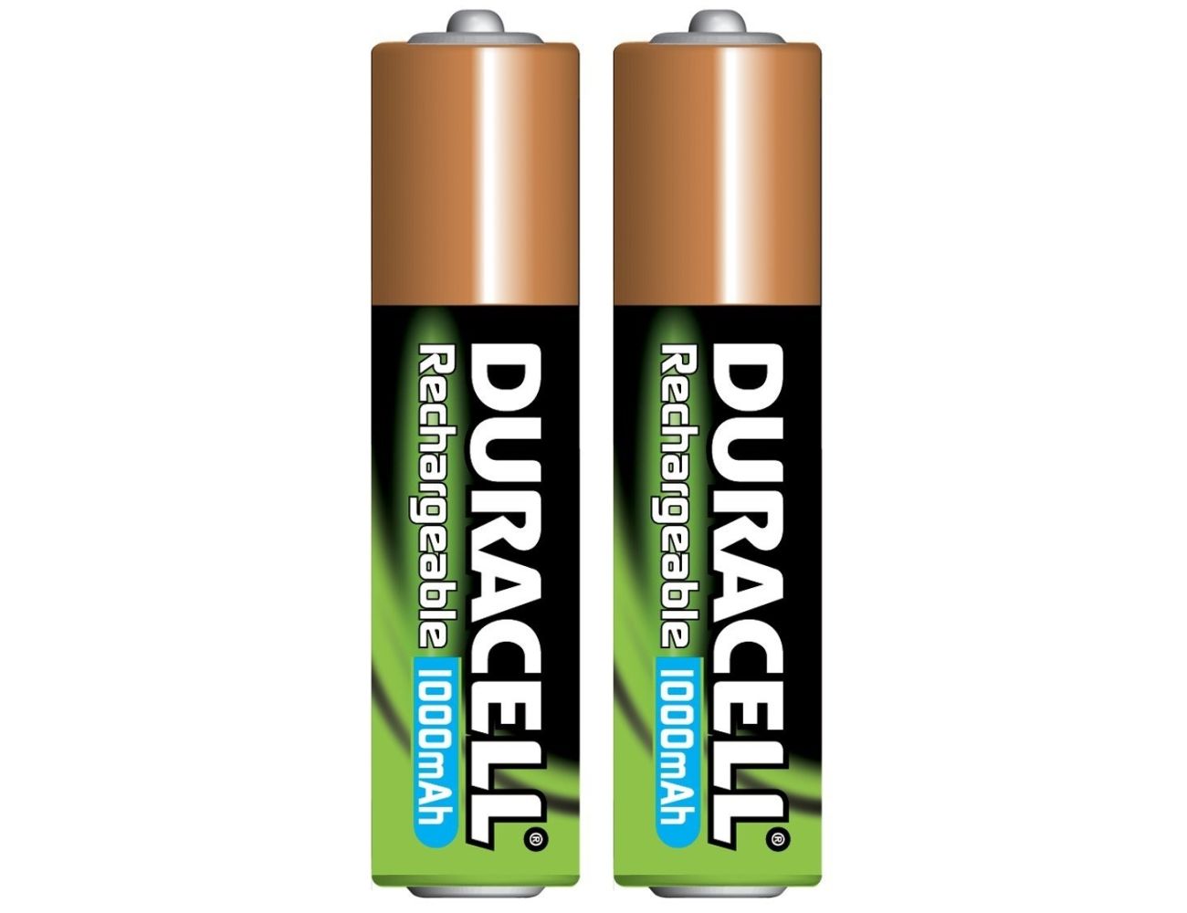 Аккумуляторные батарейки ААА Duracell 1000 mAh (HR03, Ni-Mh, 1.2V) 2/2 шт. 5000394099678