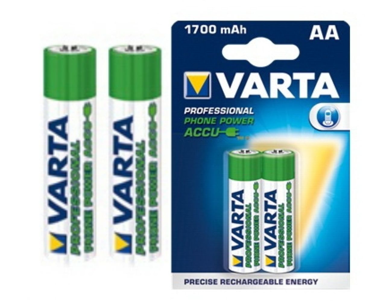 Аккумуляторные батарейки АА Varta 1700 mAh Professional Phone Power (HR6, 1700mAh, 1.2V, Ni-Mh) 58399201402