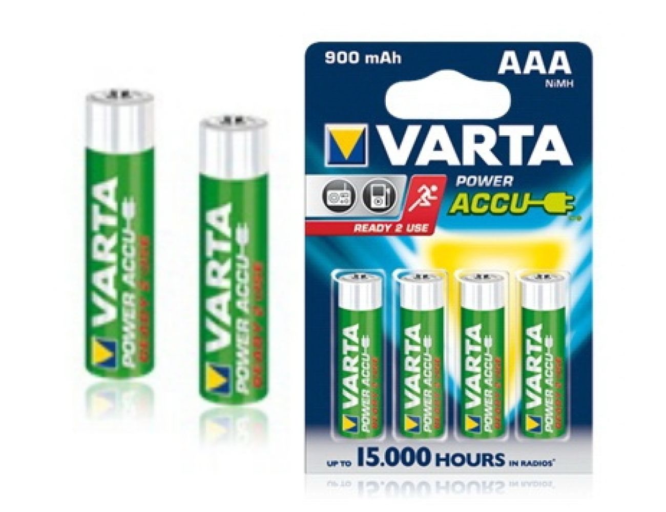 Аккумулятор ААА Varta 900mAh Power R2U HR03 56713101402