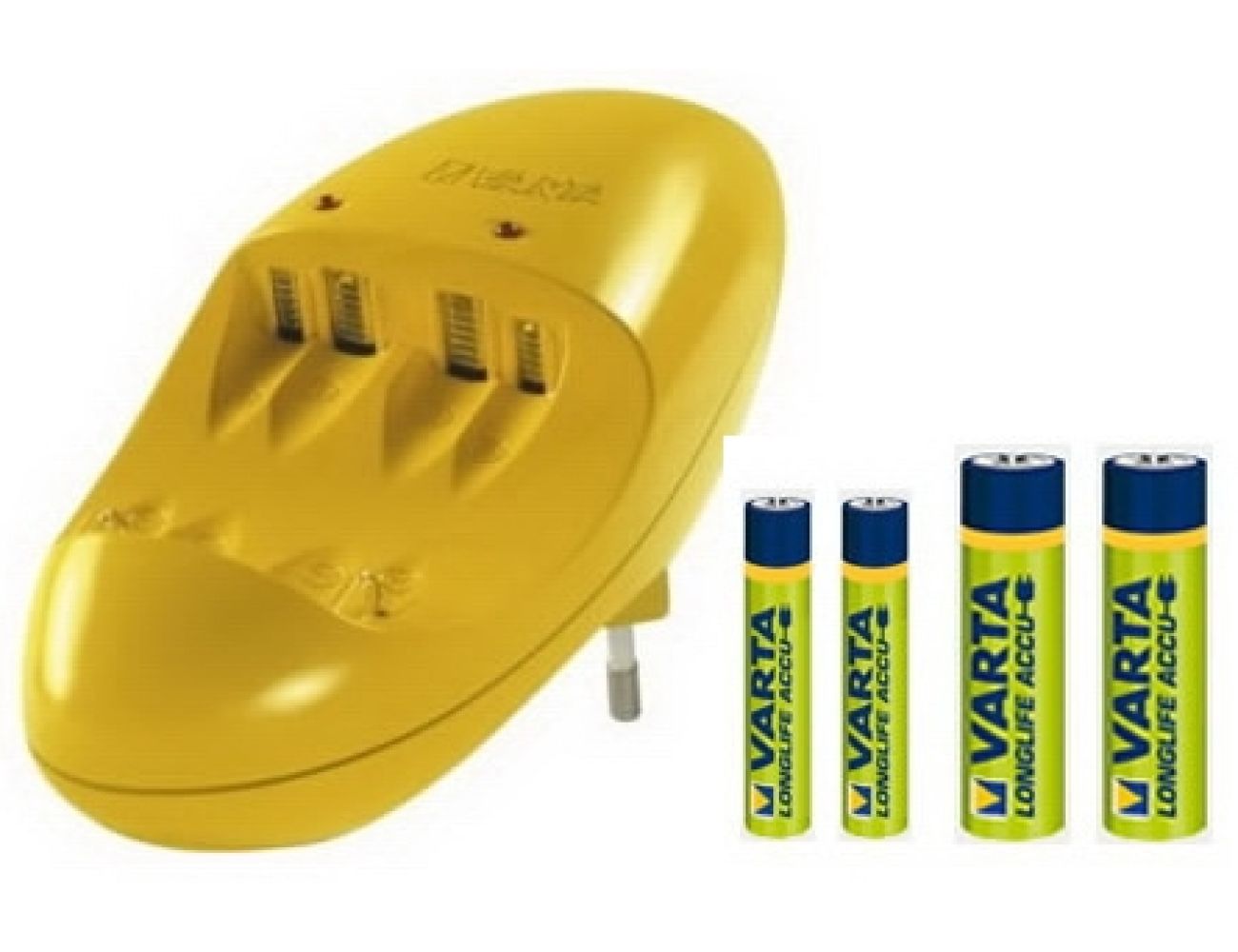 Зарядное устройство Varta Easy Energy Pocket Charger + 2/2 - 2500AA, 1000AAA (57062101461)