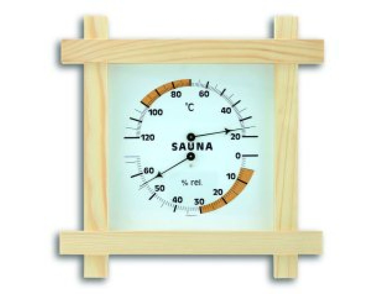 Термогигрометр TFA (401008) для сауны, дерево