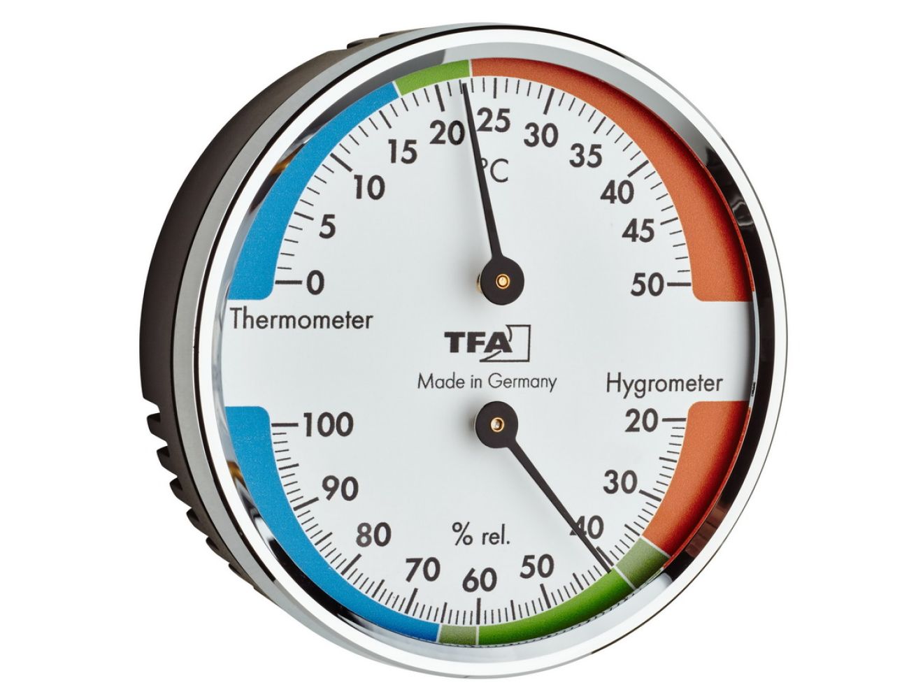 Термогигрометр TFA 45204042, цветная шкала