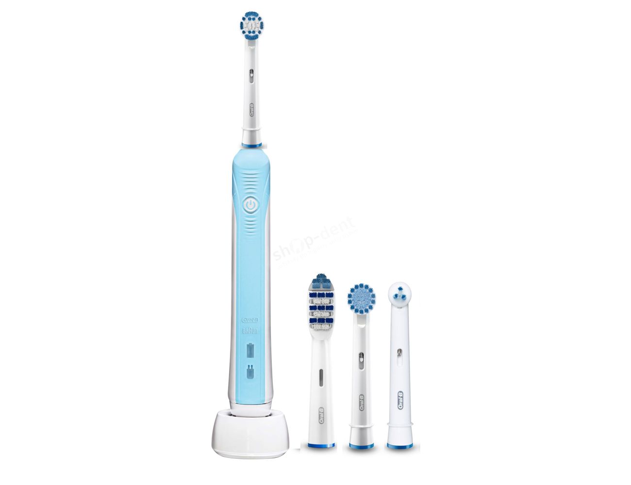 Электрическая зубная щетка Oral B Braun Professional Care 500 D16.543.u Trizone 4 насадки