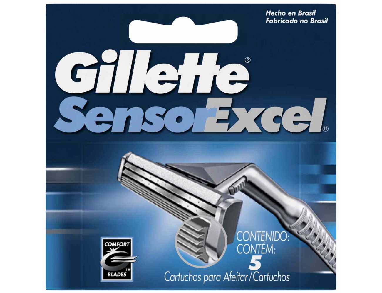 Gillette лезвия Sensor Excel 5 шт 3014260244873
