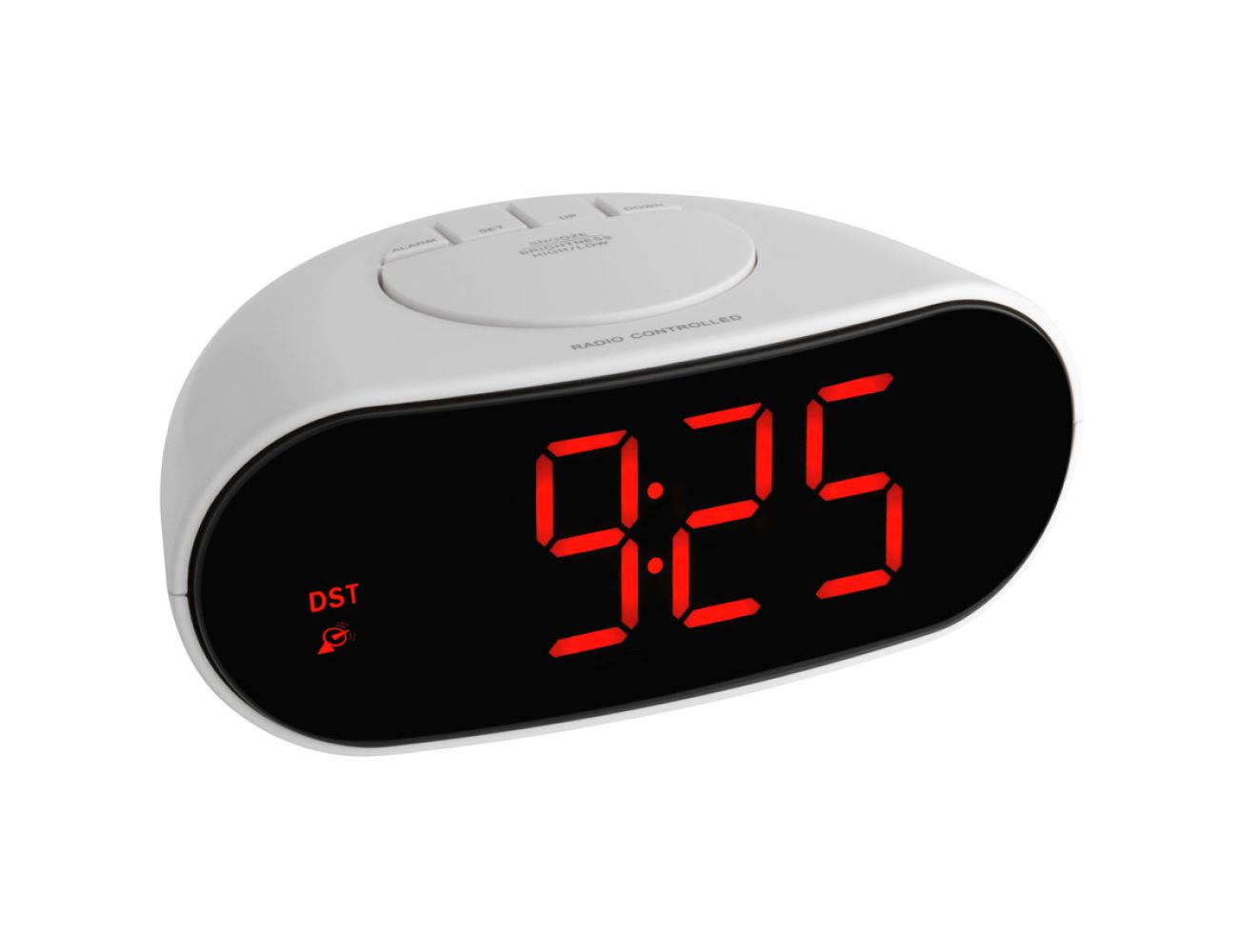Настольные часы TFA (602505) красная индикация, 78x170x110мм