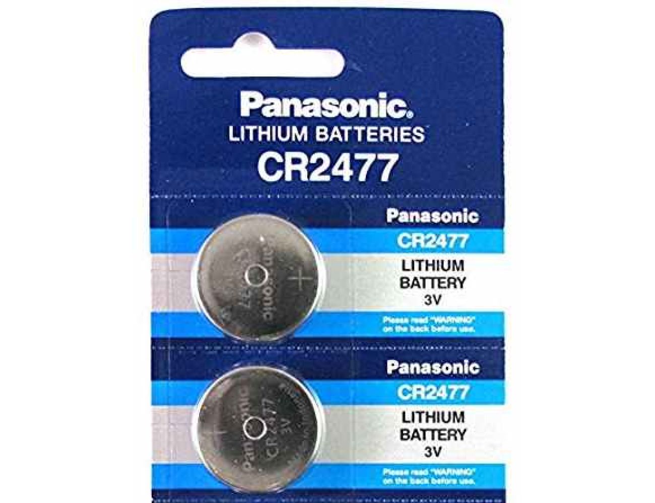 Батарейка CR2477 Panasonic 3V Литиевая 1/5 шт