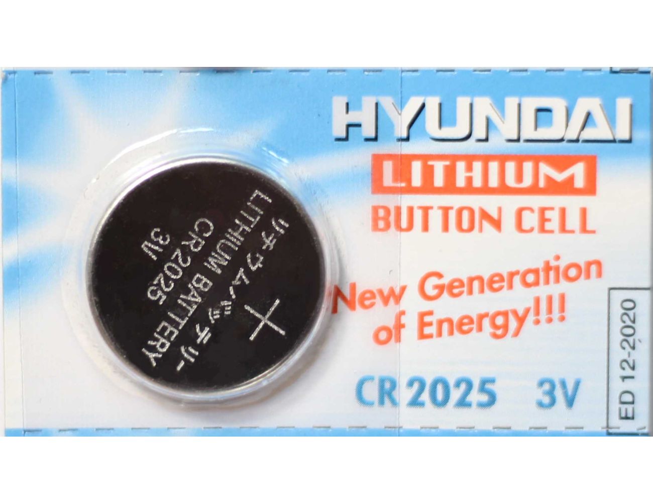 Батарейка Hyundai CR 2025 3V