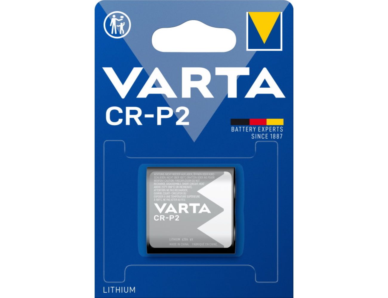Батарейка CR-P2 6V Varta Photo Professional Литиевая 6204