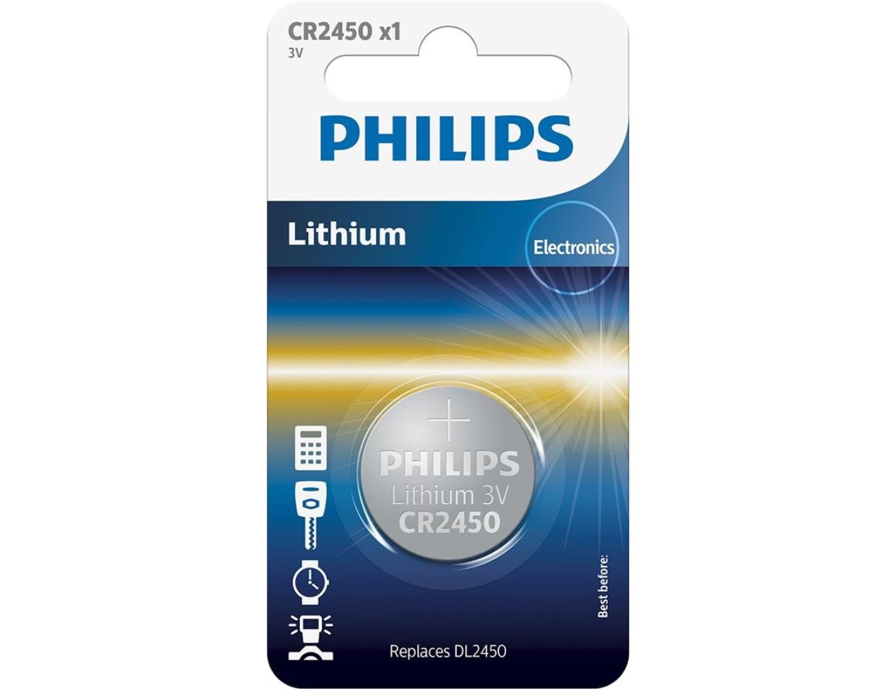 Батарейка Philips Lithium CR 2450 3V 