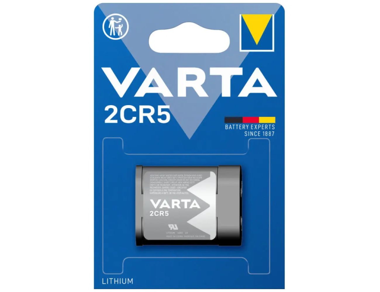 Батарейка 2CR5 Varta 6V Литиевая 1 шт.