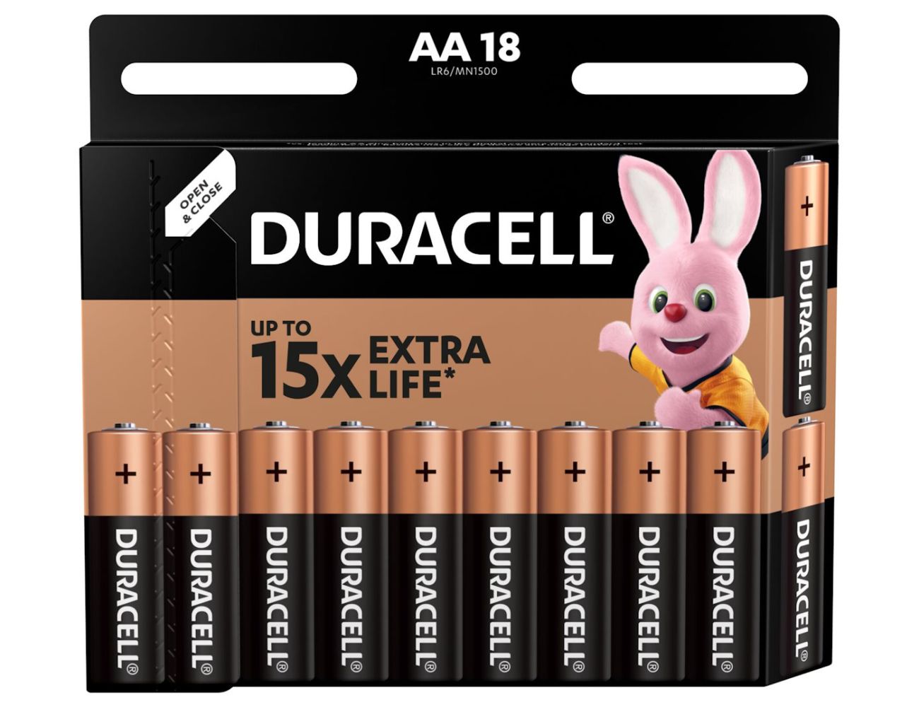 Батарейка LR06 Duracell Basic 1.5V Alkaline 18 шт.