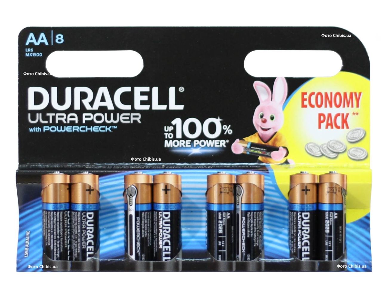 Батарейка АА Duracell Ultra Power LR06 1.5V Alkaline 8 шт
