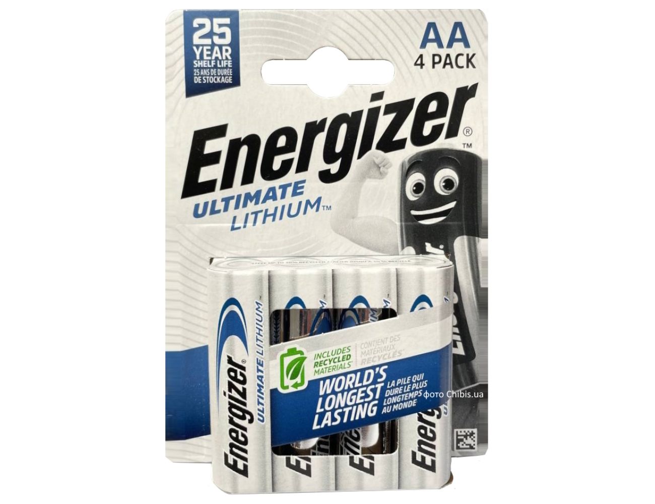Батарейки energizer ultimate lithium АА 4 шт