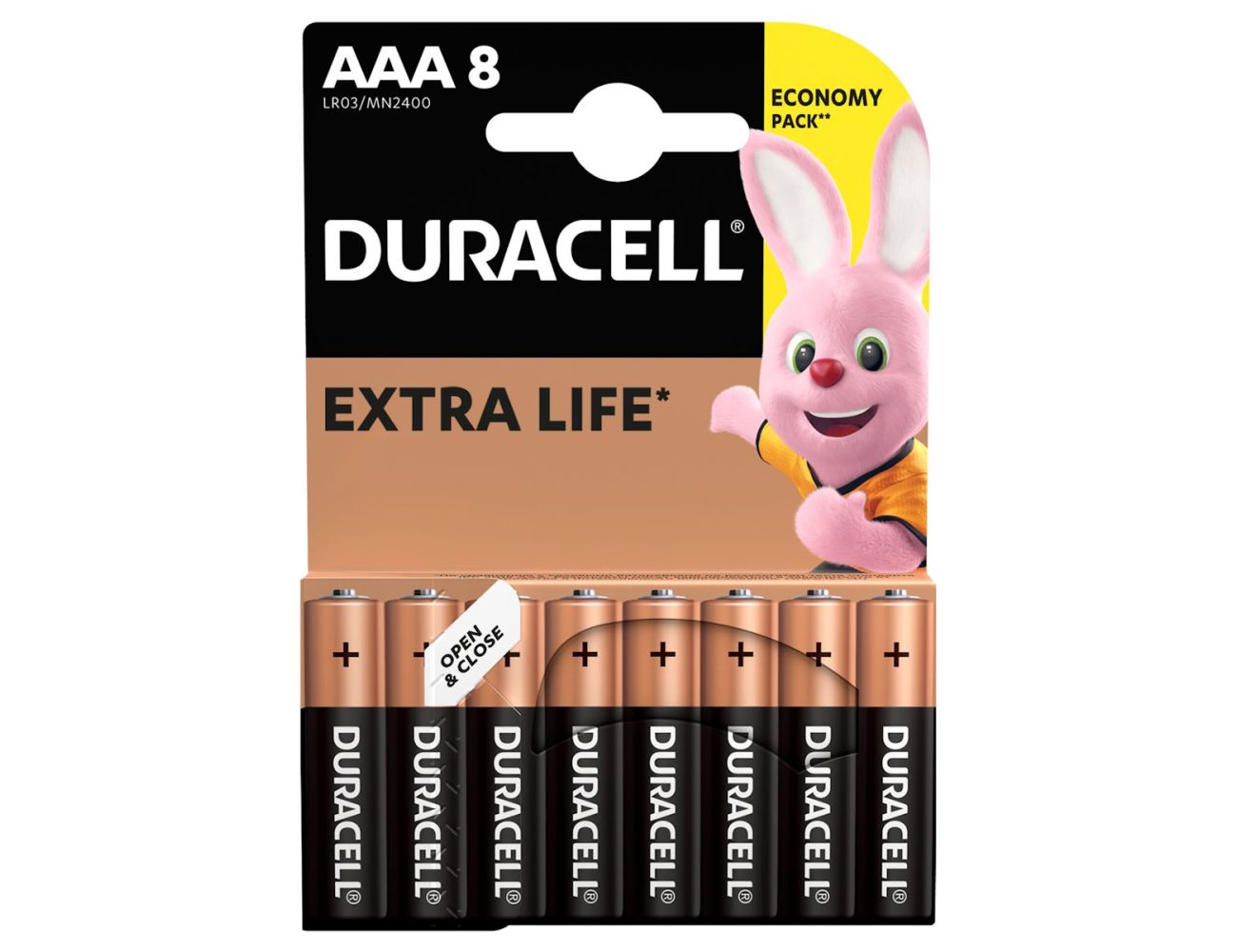 Батарейка ААА Duracell Basic LR03 1.5V Alkaline 8 шт.