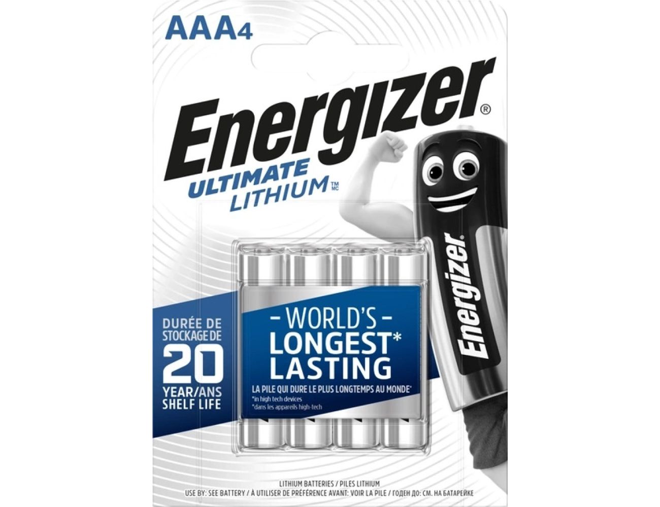 Батарейки Energizer Ultimate Lithium AAA 1.5V 4 шт