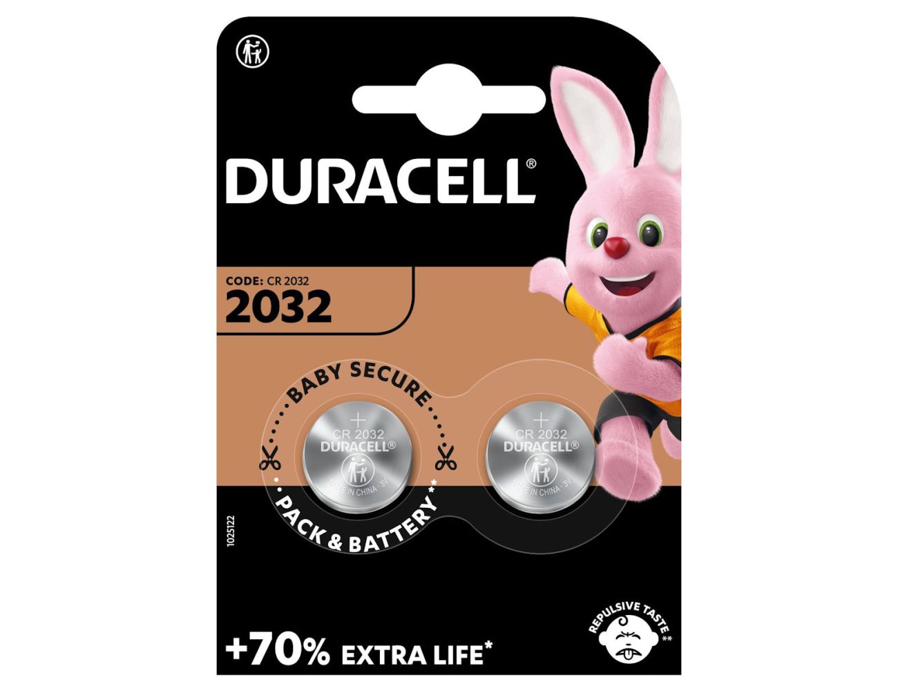 Батарейка CR2032 Duracell 3V Lithium 2 шт.