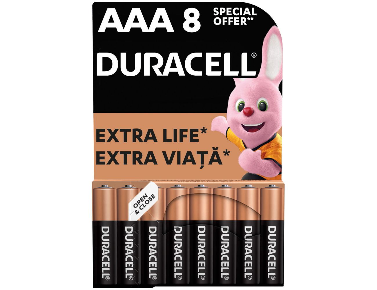 Батарейка ААА Duracell Basic LR03 1.5V Alkaline 8 шт.