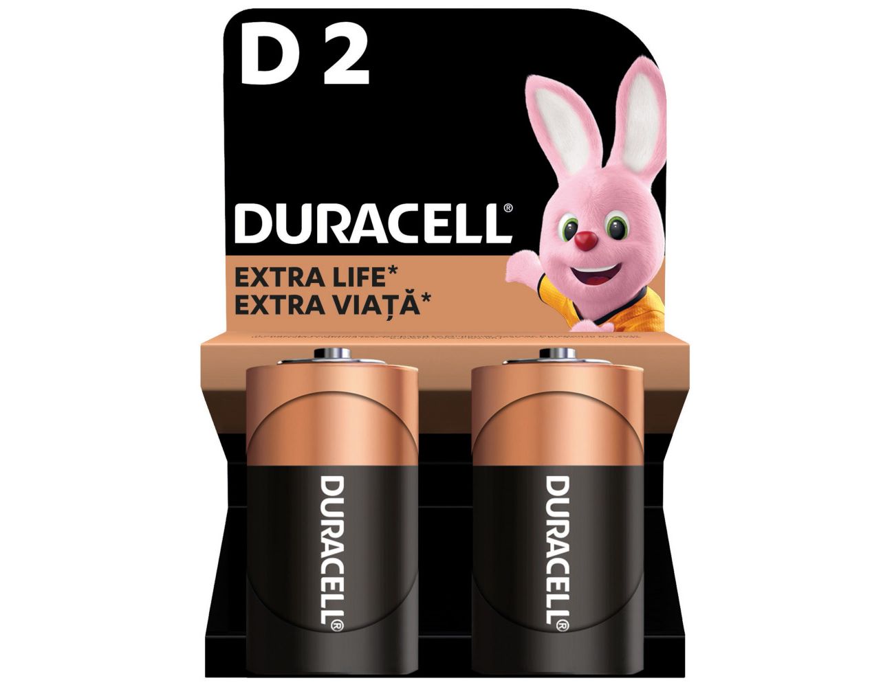 Батарейка LR20 Duracell D Basic 1.5V Alkaline 2 шт