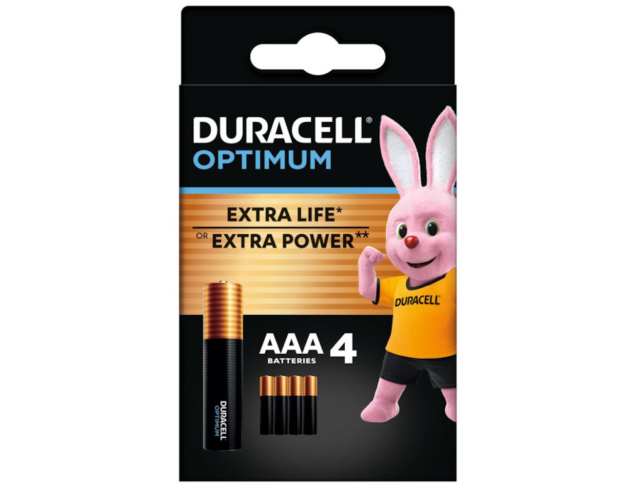 Батарейка LR03 DURACELL Optimum 4 шт.