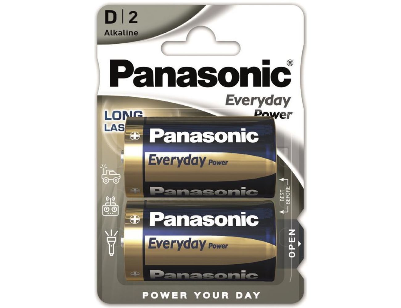 Батарейка Panasonic D Everyday Power LR20 / 1.5V / Alkaline 2 шт 