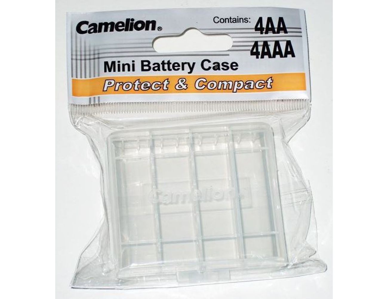 Коробка для батареек и аккумуляторов АА / ААА на 4 шт Camelion пластик