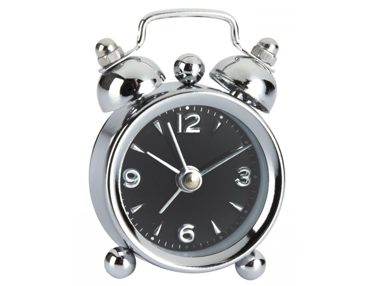 Настольные часы TFA "Mini-Nostalgia" (60100001) чёрный циферблат
